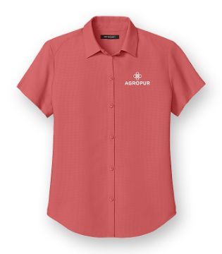 Show details for LW963 - Ladies Short Sleeve Dockside Shirt Picture of LW963 - Ladies Short Sleeve Dockside Shirt
