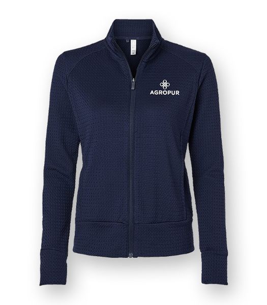 Picture of A1007 - Adidas Ladies Textured Full Zip Jacket